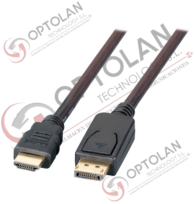 Cable DisPlayPort/Hdmi Full HD Am/am Negro 2m