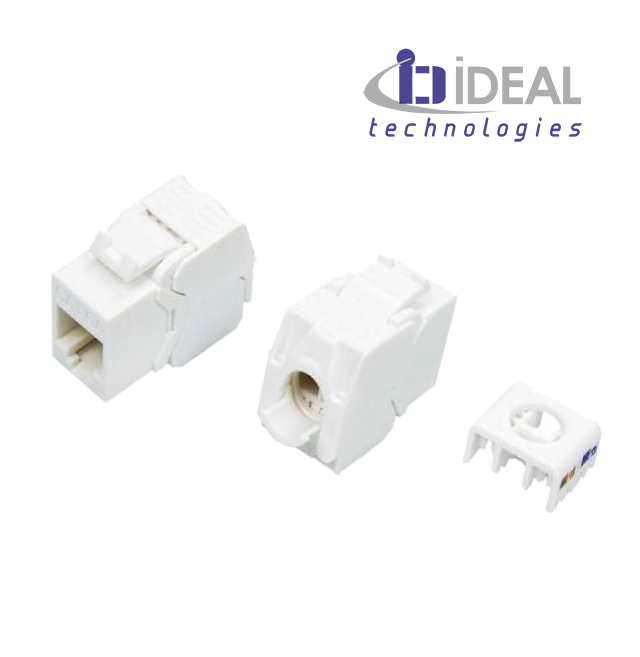Conector Utp H Ideal Cat-6a Toolless Blanco