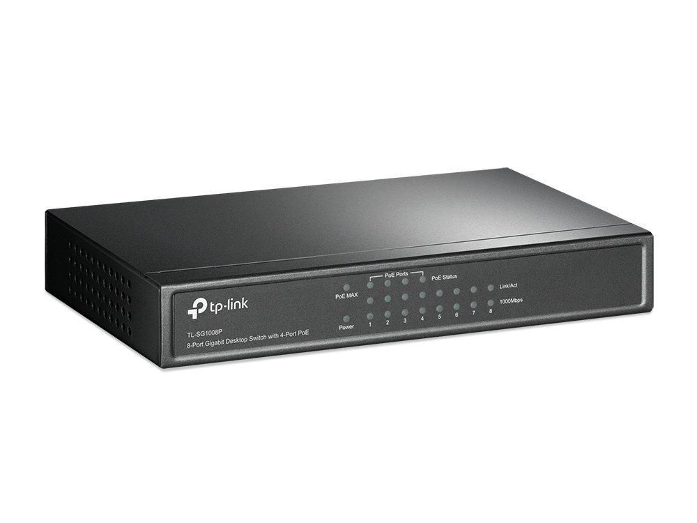 Switch Tp-link 08-port 10/100/1000m Con