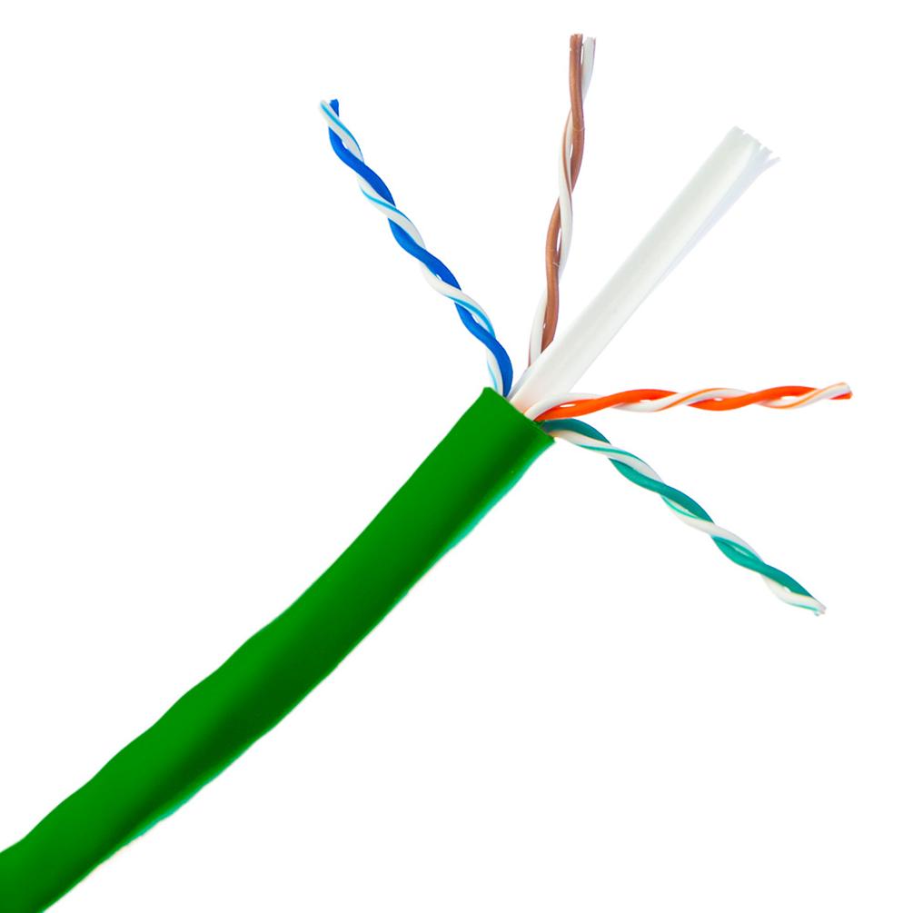 Cable Utp Flex. Cat-6 Lszh Verde (100m)