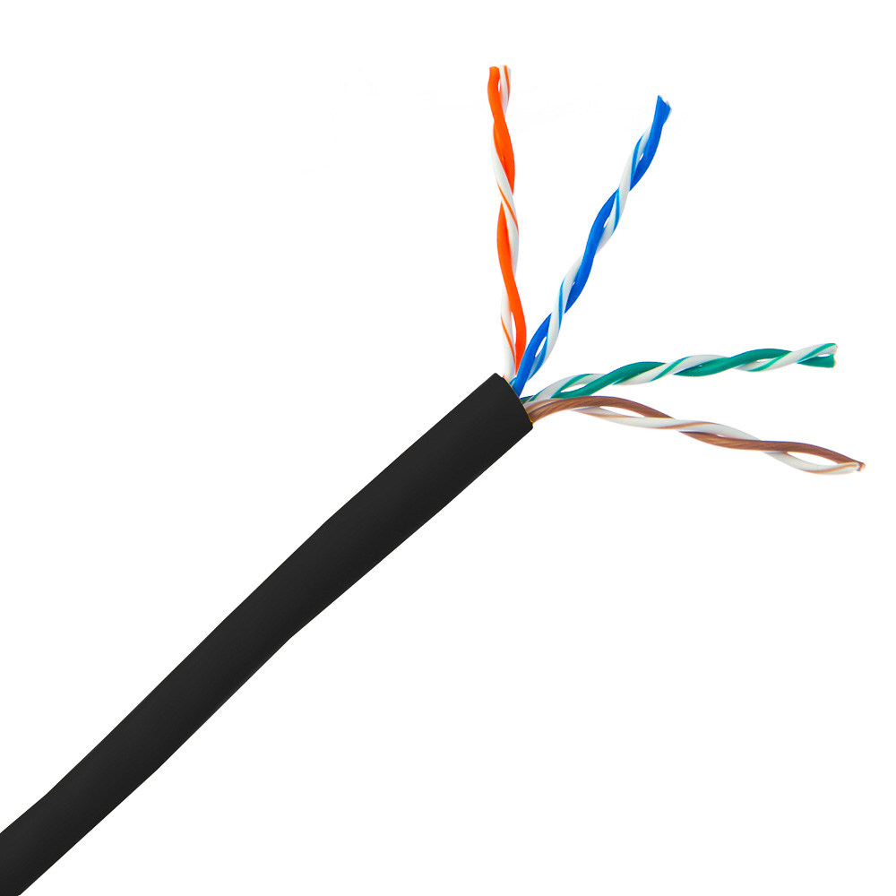 Cable Utp Flex. Cat-6 Lszh Negro (100m)